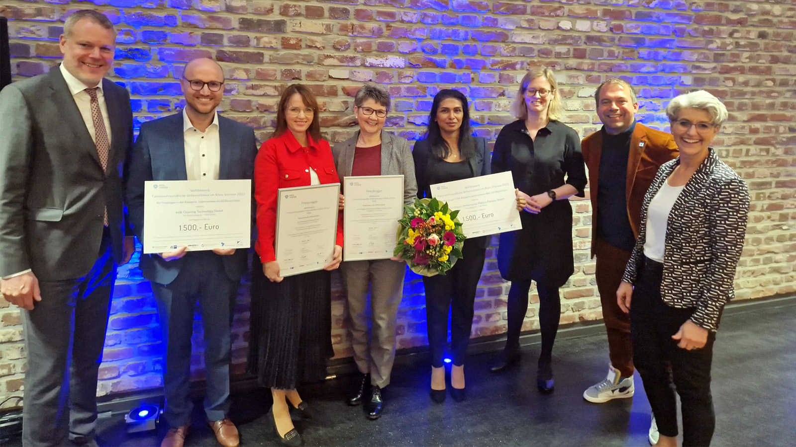 All winners of the different categories