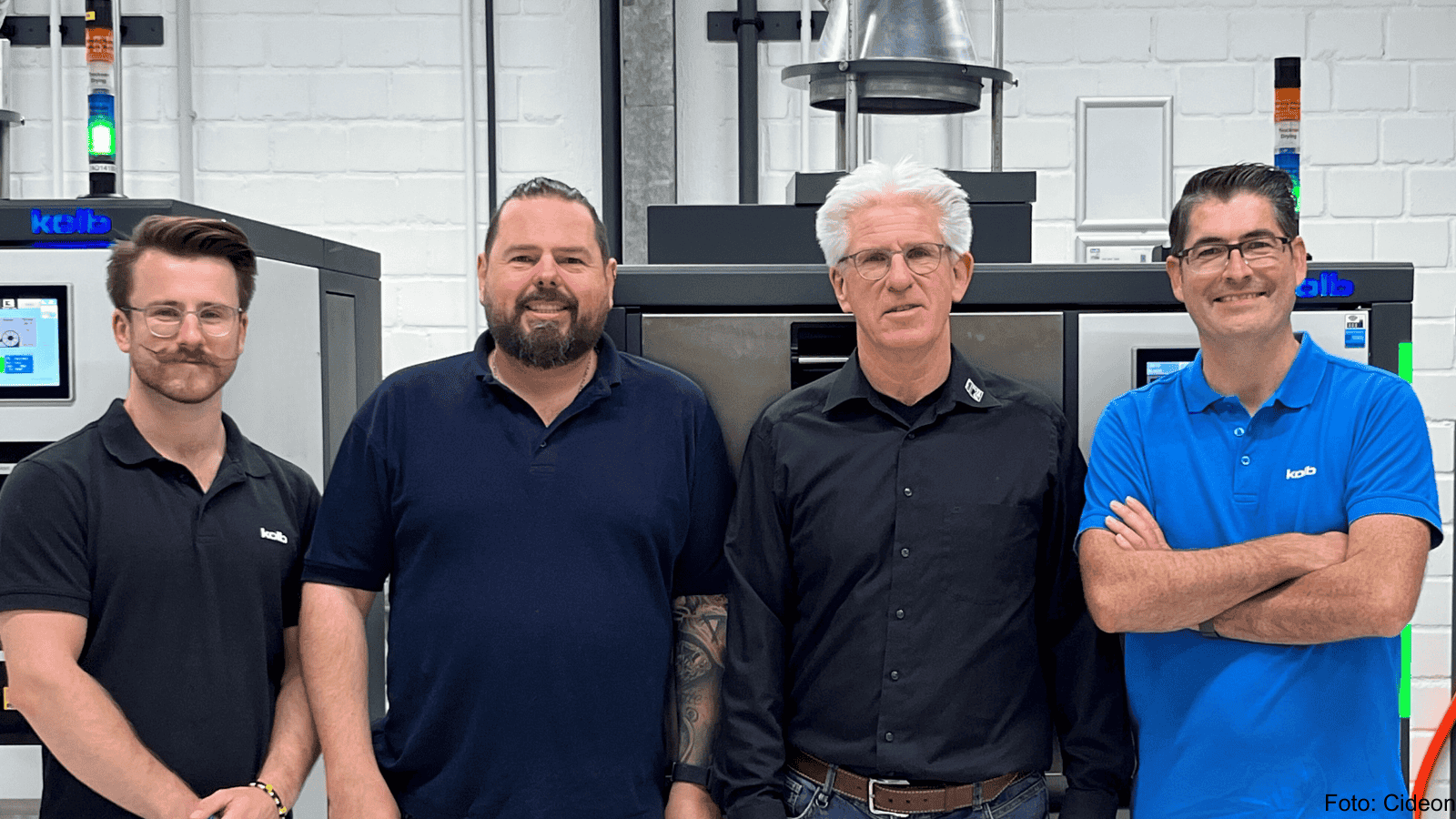 Three kolb employees side by side with the CVO